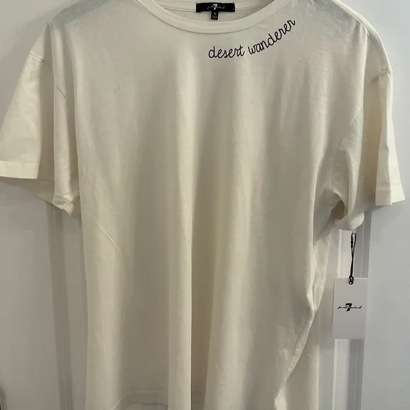 7 for All Mankind Desert Wanderer T-Shirt - NWT - Size Medium - Picture 3 of 9